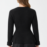 The Sculpted V-Neck Cardigan