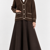 The Contrast Trim Cardigan