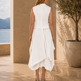 Juby Linen Skirt - Cream