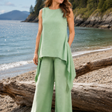 The Breeze Ensemble Blouse - Mint Green