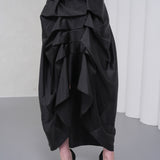 The Vanguard Skirt Silk - Black