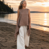 The Breeze Ensemble Blouse - Coffee