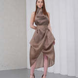 Silhouette Halter Dress - Vizon