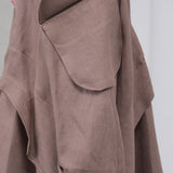 The Collar Linen Skirt - Vizon