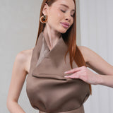 Silhouette Halter Dress - Vizon