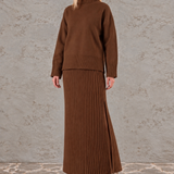 The Relaxed Turtleneck Knit Shirt