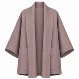 The Duality Linen Jacket - Coffee