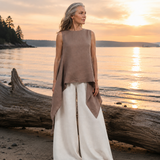 The Breeze Ensemble Blouse - Coffee