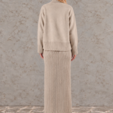 The Relaxed Turtleneck Knit Shirt