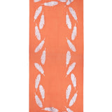 Angel Feathers Crystal Feathers Shawl Stole - Peach Silver