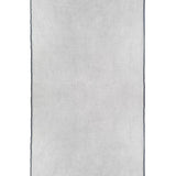 Bordered Sparge Baby Cashmere Shawl - Gray