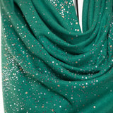 Sky Crystal Modal & Cashmere Shawls with Swarovski - Green