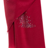 Sky Crystal Modal & Cashmere Shawls with Swarovski - Red