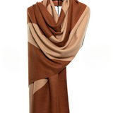 Symmetric Mo-shmeres Triangles Dual Tone - Brown Sepia