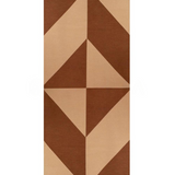 Symmetric Mo-shmeres Triangles Dual Tone - Brown Sepia
