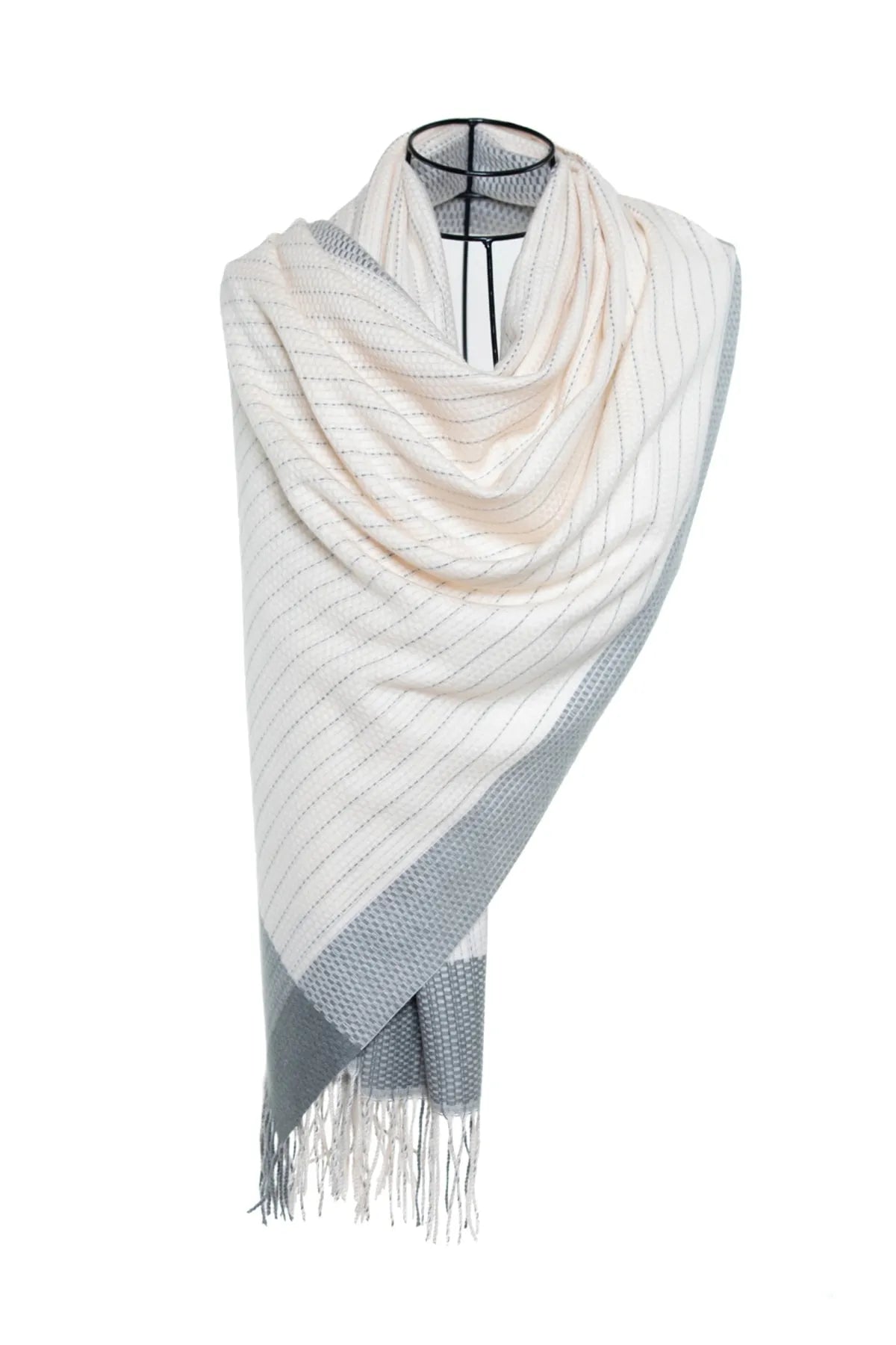 Knitted Mo-shmere Lines Layers -