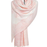 Knitted Mo-shmere Paisley Layers - Pink