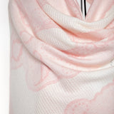 Knitted Mo-shmere Paisley Layers - Pink