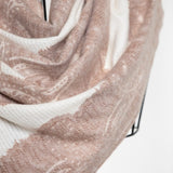 Knitted Mo-shmere Paisley Layers - Brown