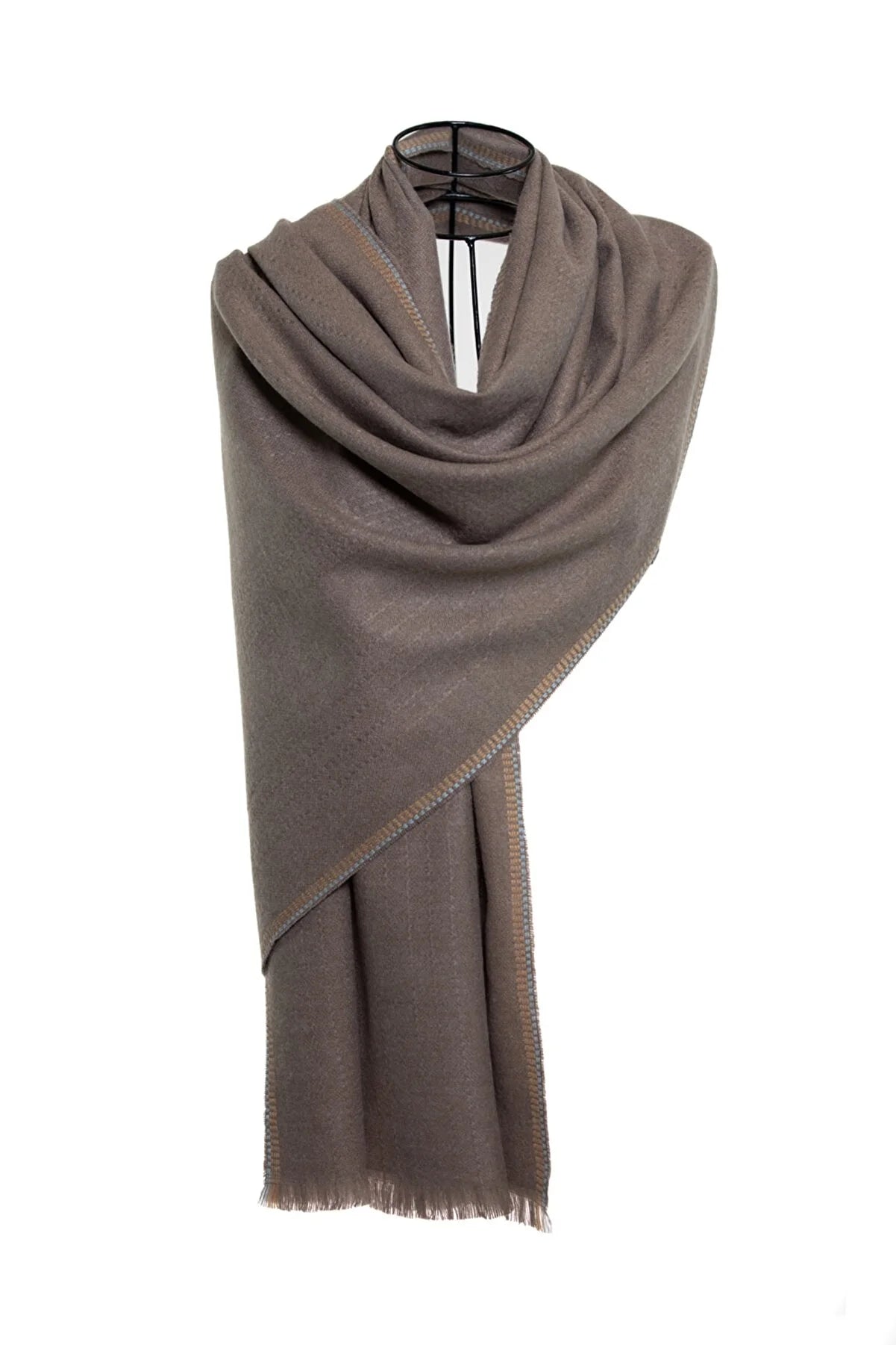 Knitted Mo-shmere Lines Border