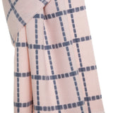 Square Embroiderd Mo-shmere Shawl - Pink Purple