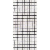 Square Embroiderd Mo-shmere Shawl - White Black