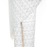 Interline Embroiderd Mo-shmere Shawl - Ivory