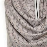 Interline Embroiderd Mo-shmere Shawl - Beige