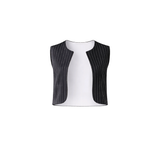 The Arabesque Vest Ensemble - Black & White Stripes