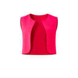 The Arabesque Vest Ensemble – Fuchsia