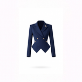 Sovereign Crop Jacket - Navy