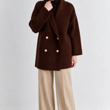 The Double-Breasted Knit Blazer