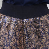 Ember Flare Sequin Pants - Navy