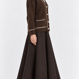 The Contrast Trim Cardigan