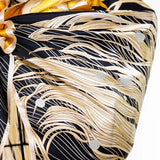 Square Silk Big Size Scarf 90x90 - Betta Fish Golden