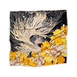 Square Silk Big Size Scarf 90x90 - Betta Fish Golden