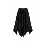 Bohemian Midi Skirt - Black