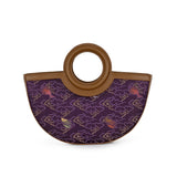 Purple Moon - Silk Handbag