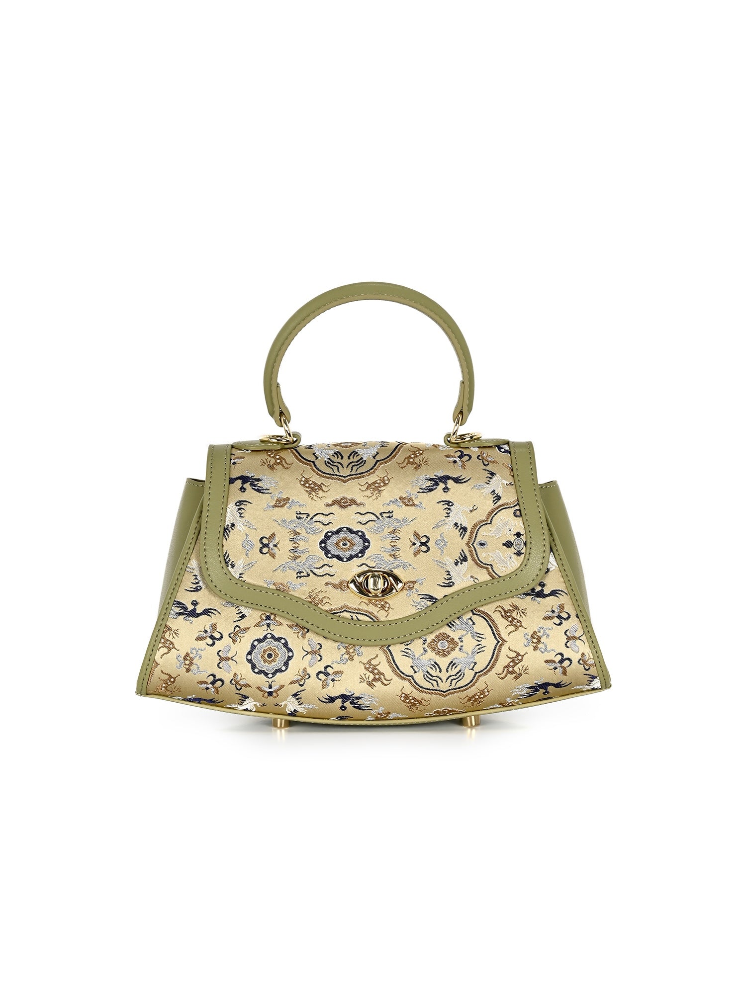 The Trapeze Silk Handbag