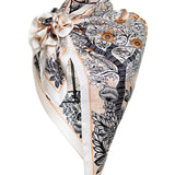 Square Silk Big Size Scarf 90x90 - Spring Bird