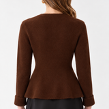 The Sculpted V-Neck Cardigan