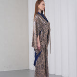 Lumiere Sequin Kaftan - Navy
