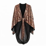 Lumiere Sequin Kaftan - Black