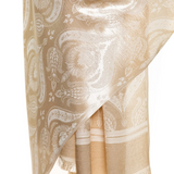 Modal Silk Scarves - Dual Tulip Gold