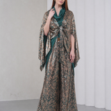 Lumiere Sequin Kaftan - Emerald