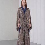 Lumiere Sequin Kaftan - Navy
