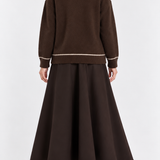 The Contrast Trim Cardigan