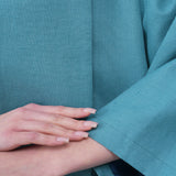 The Duality Linen Jacket - Teal