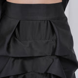 The Vanguard Skirt Silk - Black