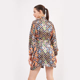 Short Kimono Belted Mulberry Silk - Al Hamra
